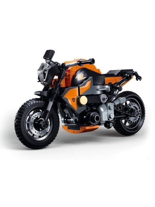 Model Bricks - Moto orange - Kiabi