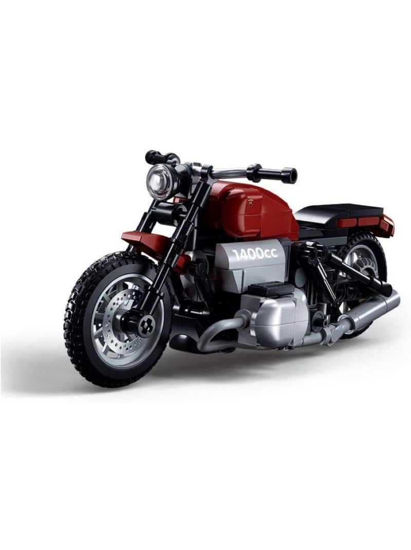 Model Bricks - Moto style harley Rouge - Kiabi