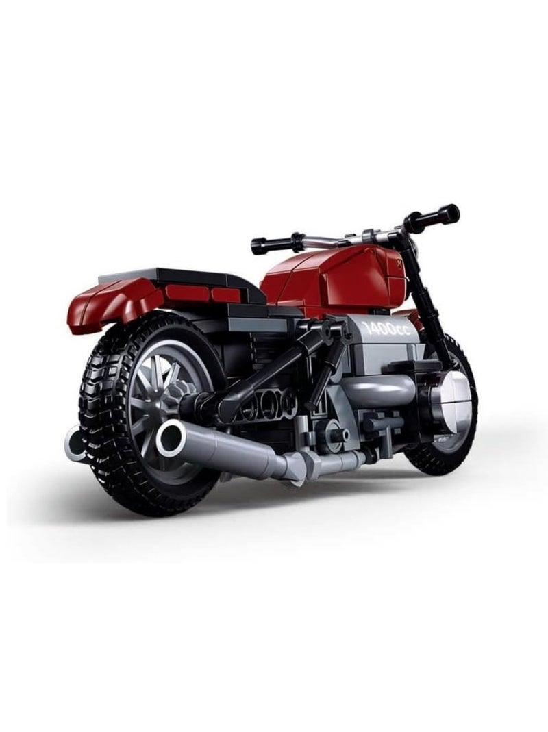 Model Bricks - Moto style harley Rouge - Kiabi