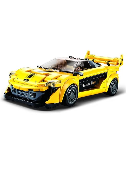 Model Bricks - Super voiture anglaise jaune - Kiabi