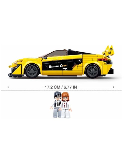 Model Bricks - Super voiture anglaise jaune - Kiabi