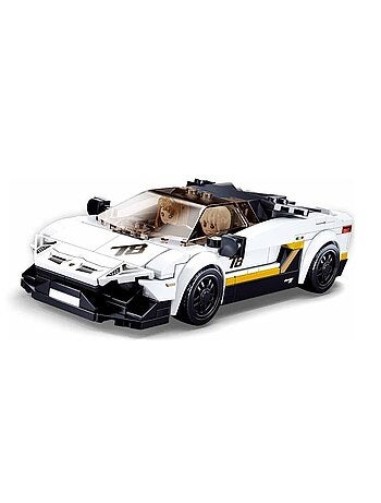 Model Bricks - Super voiture italienne blanche