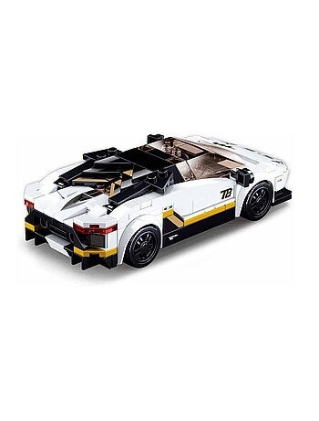 Model Bricks - Super voiture italienne blanche