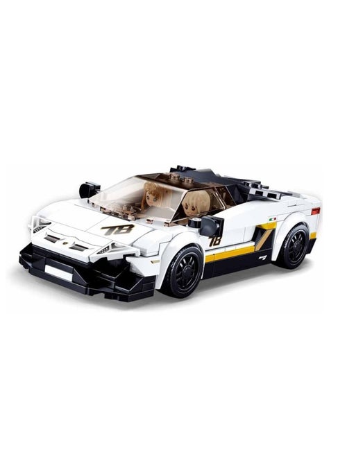 Model Bricks - Super voiture italienne blanche - Kiabi
