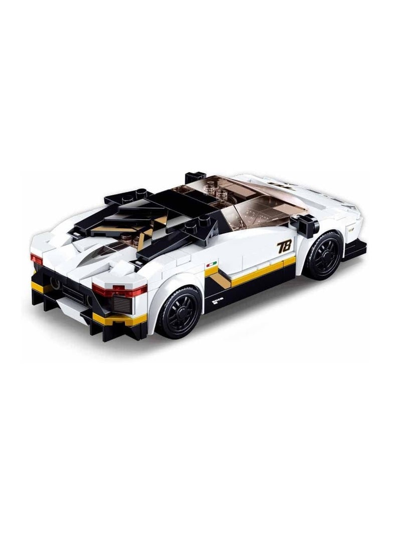 Model Bricks - Super voiture italienne blanche Blanc - Kiabi