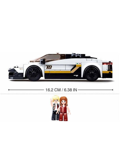 Model Bricks - Super voiture italienne blanche - Kiabi