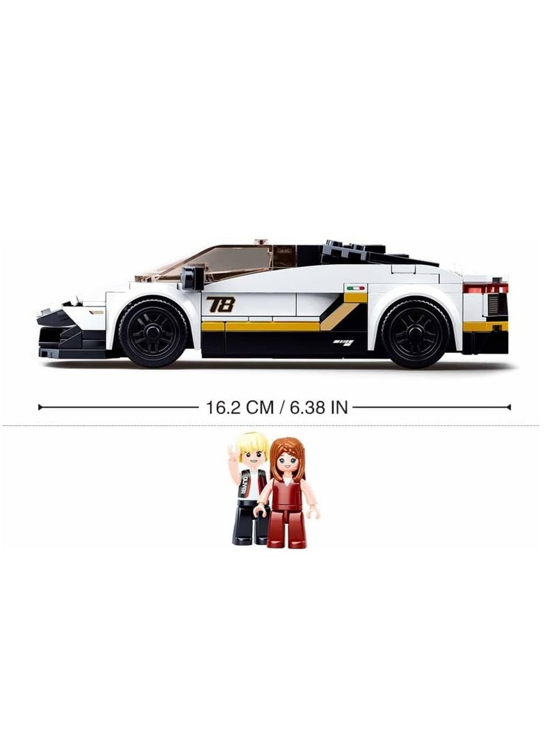Model Bricks - Super voiture italienne blanche Blanc - Kiabi