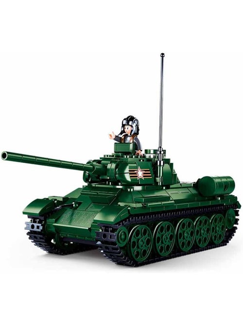 Model Bricks - Tank soviétique T34-85 - Kiabi
