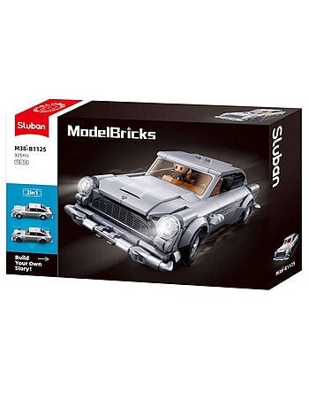 Model Bricks - Voiture agent secret