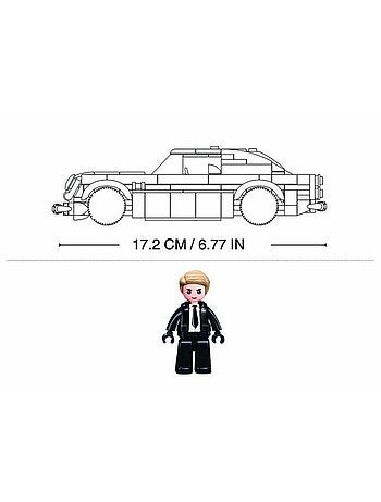 Model Bricks - Voiture agent secret