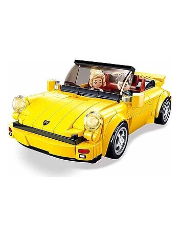 Model Bricks - Voiture de sport allemande jaune