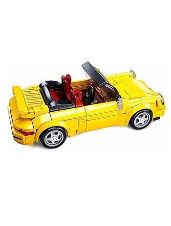 Model Bricks - Voiture de sport allemande jaune