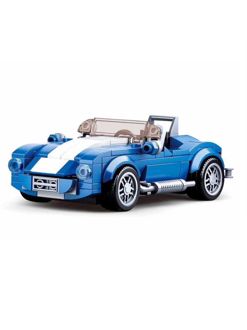 Model Bricks - Voiture de sport classique Bleu - Kiabi