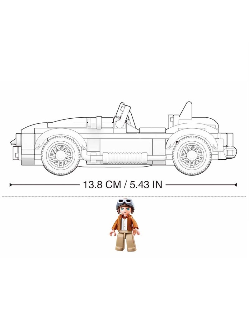 Model Bricks - Voiture de sport classique Bleu - Kiabi