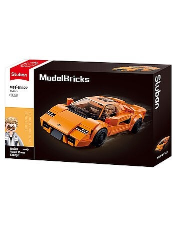 Model Bricks - Voiture de sport orange