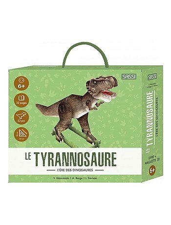 Modèle 3D & livre, Le tyrannosaure - Kiabi