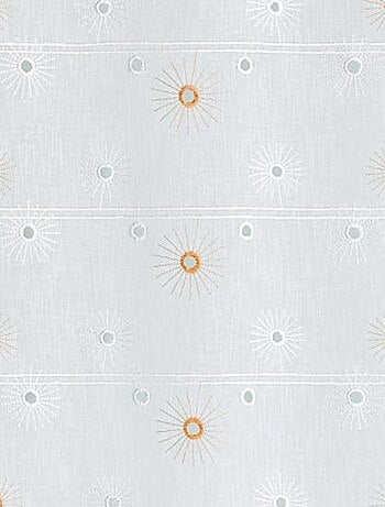 Modulable brodé à fleurs coloris orange