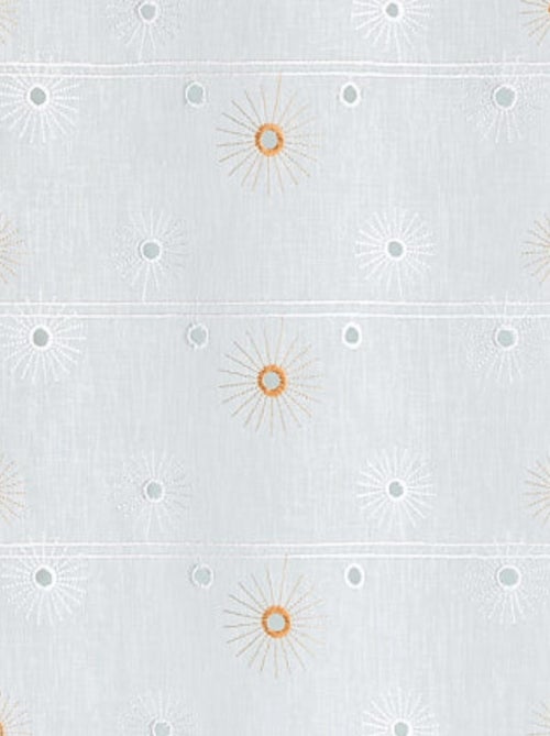 Modulable brodé à fleurs coloris orange - Kiabi