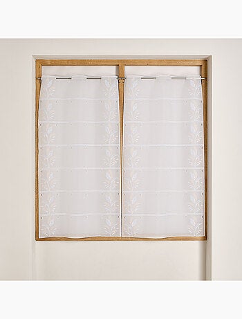 Modulable brodé à motif feuilles