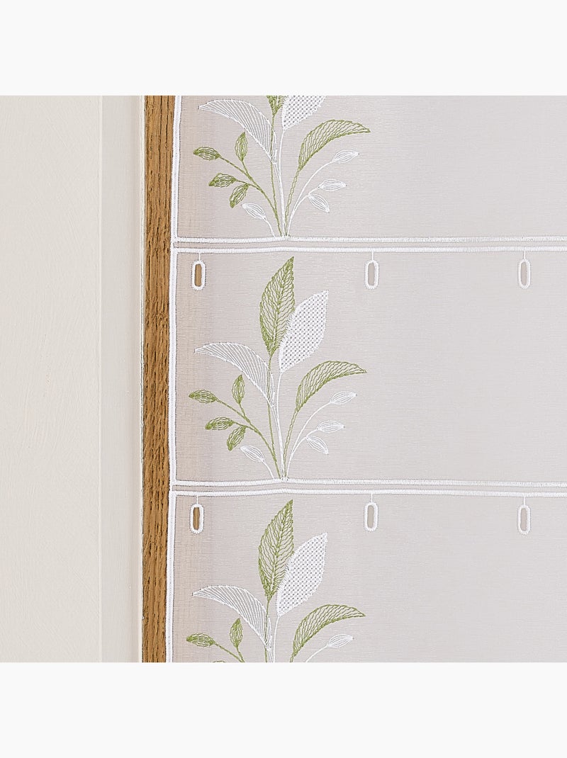Modulable brodé à motif feuilles Vert - Kiabi