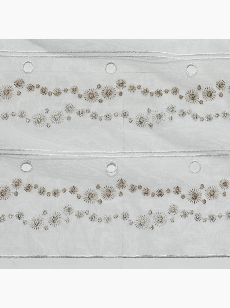 Modulable brodé à motifs de petits soleils Taupe - Kiabi