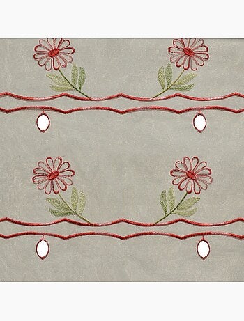 Modulable brodé à motifs fleuris