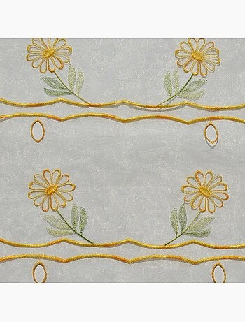 Modulable brodé à motifs fleuris