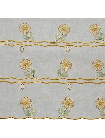 Modulable brodé à motifs fleuris
