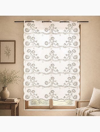 Modulable brodé à motifs floraux