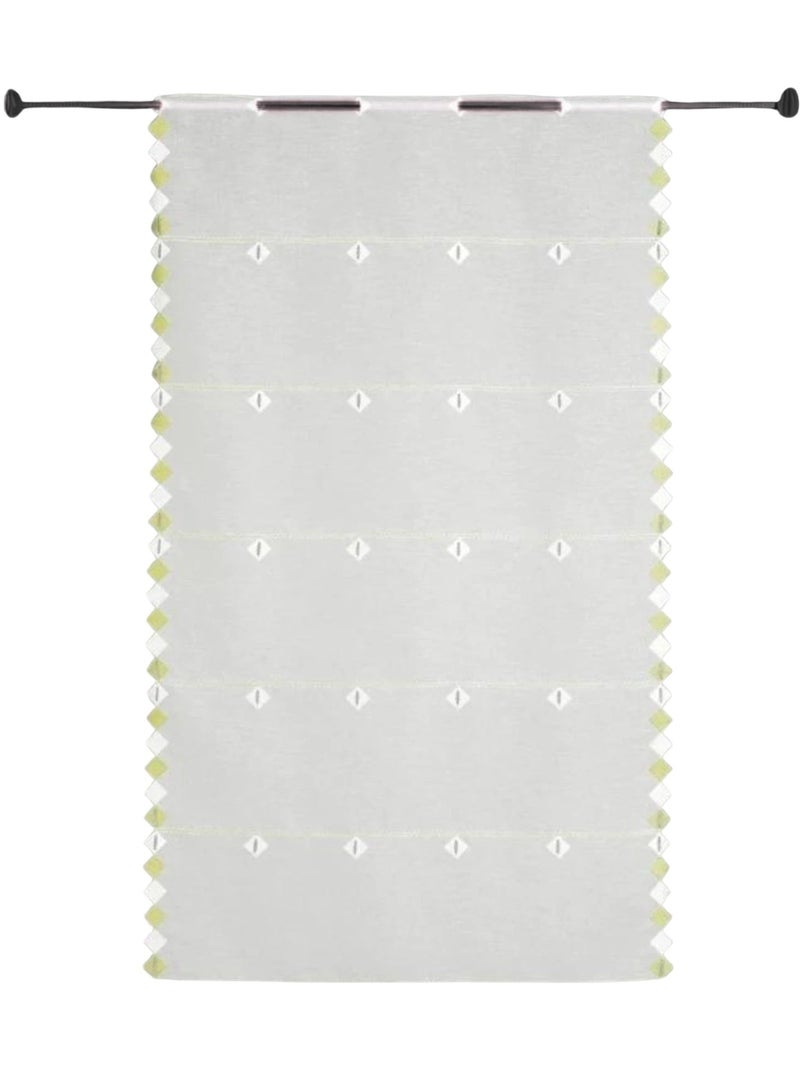 Modulable brodé à motifs géométriques Vert clair - Kiabi