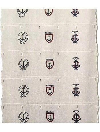Modulable brodé à motifs marins