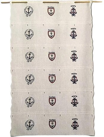 Modulable brodé à motifs marins