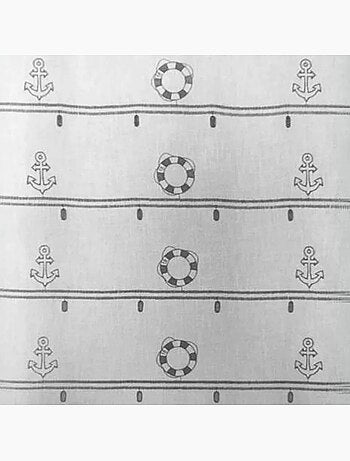 Modulable brodé à motifs marins