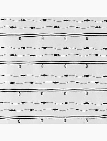 Modulable brodé à petits poissons