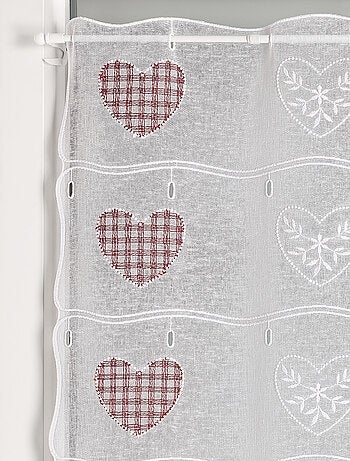 Modulable brodé avec motifs cœurs