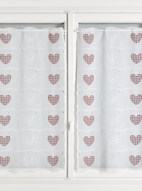 Modulable brodé avec motifs cœurs - Kiabi