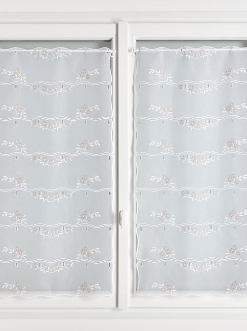 Modulable brodé avec motifs fleurs et feuilles - Kiabi