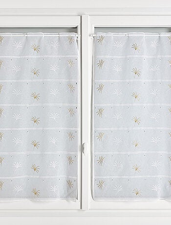 Modulable brodé avec motifs palmettes