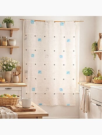 Modulable brodé de carrés colorés