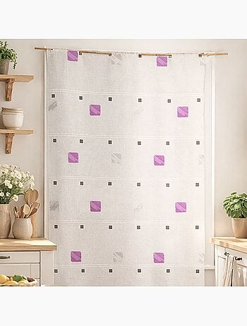 Modulable brodé de carrés colorés