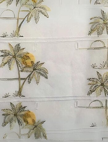 Modulable brodé de cocotiers