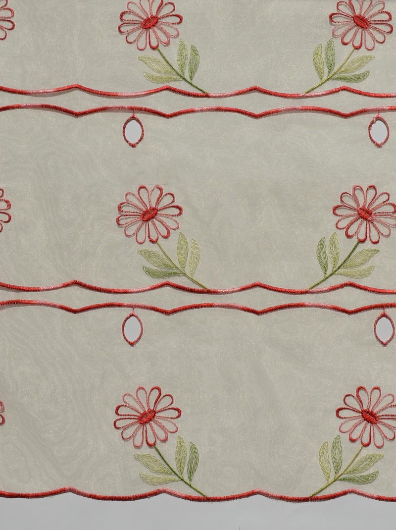 Modulable brodé et fleuri Beige - Kiabi