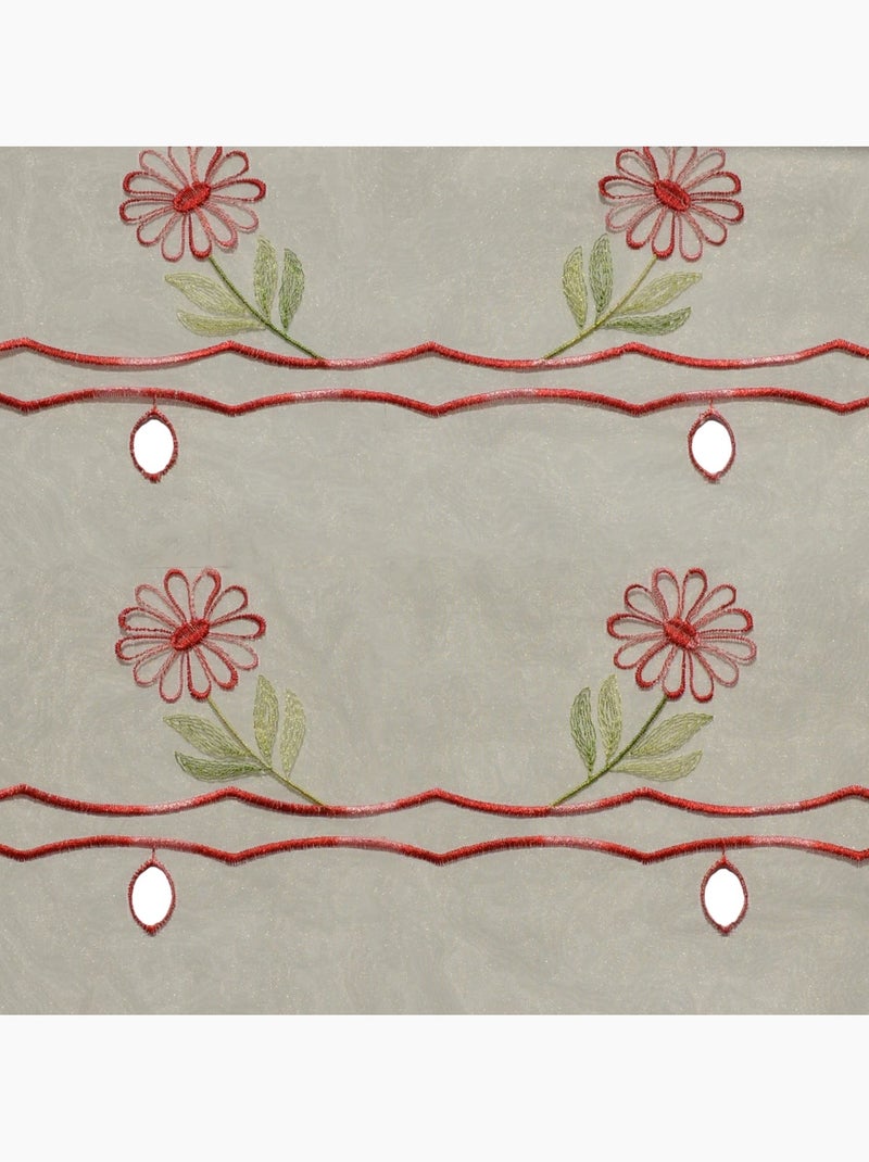 Modulable brodé et fleuri Beige - Kiabi