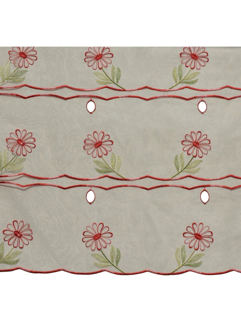 Modulable brodé et fleuri Beige - Kiabi