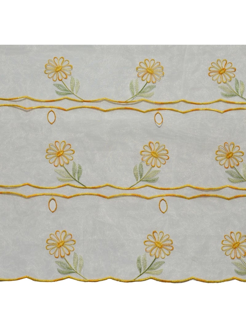 Modulable brodé et fleuri Blanc - Kiabi