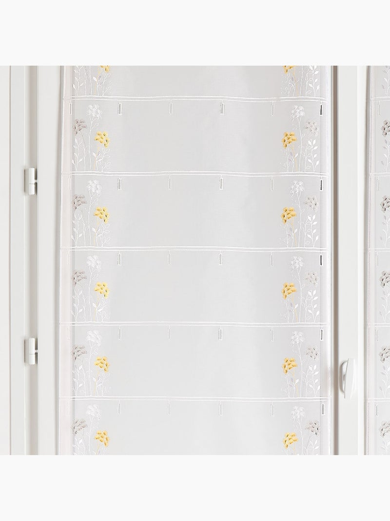 Modulable brodé fleurs Jaune - Kiabi