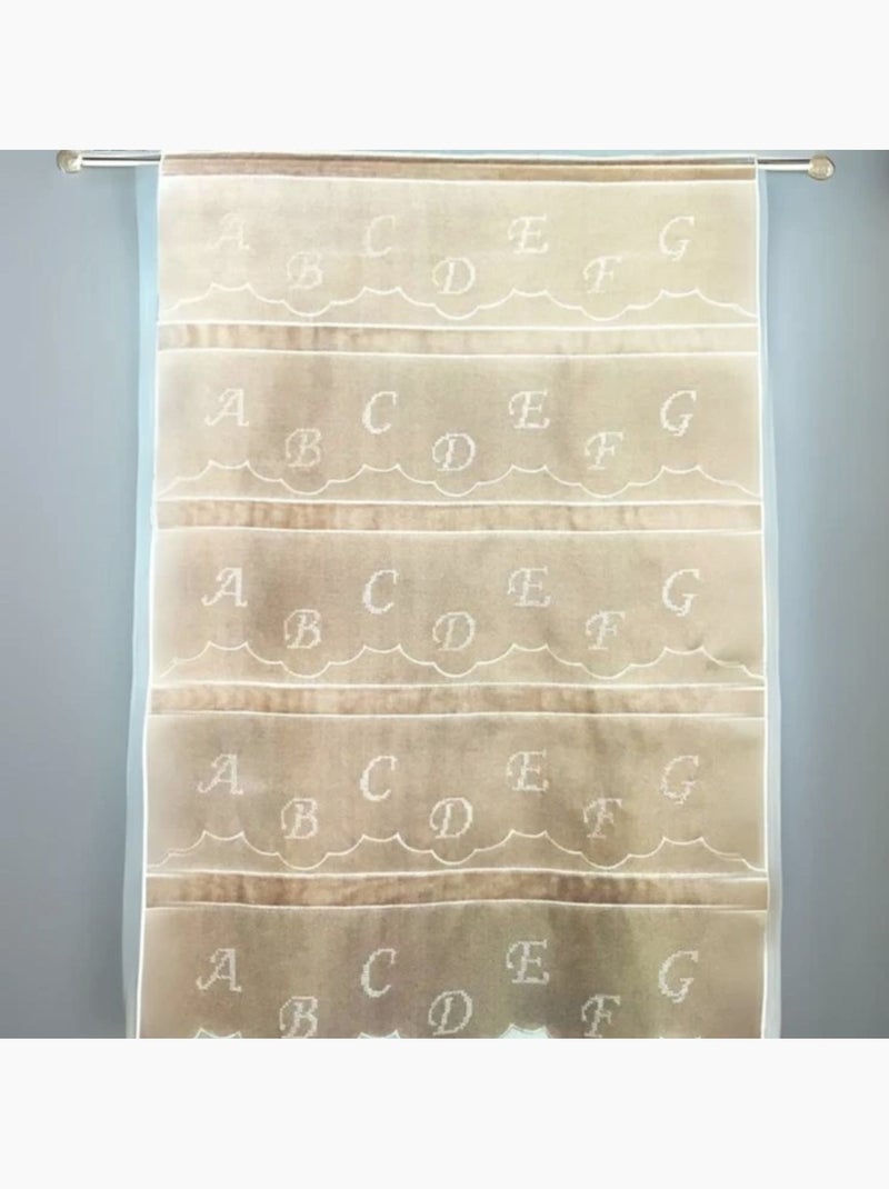 Modulable brodé lettres abécédaire Ivoire - Kiabi