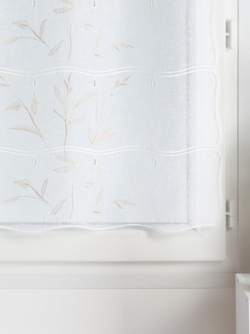 Modulable brodé lin Beige clair - Kiabi