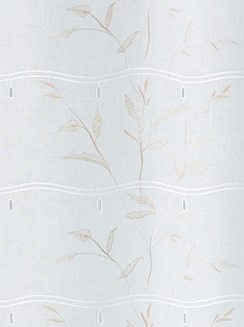 Modulable brodé lin Beige clair - Kiabi