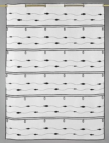 Modulable brodé petits poissons